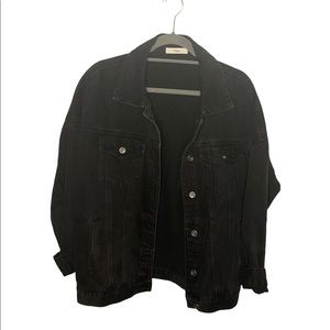 TSher Black Denim Jacket
